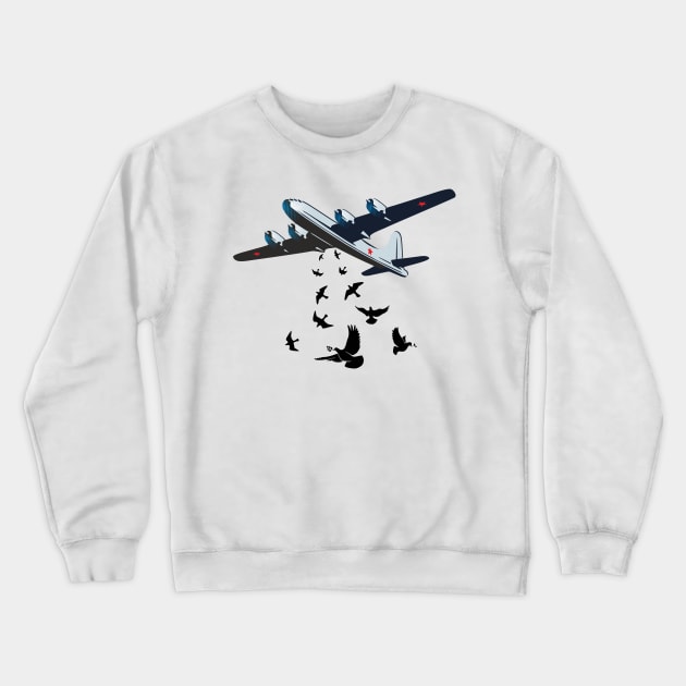 in peace we trust Crewneck Sweatshirt by tonyleone